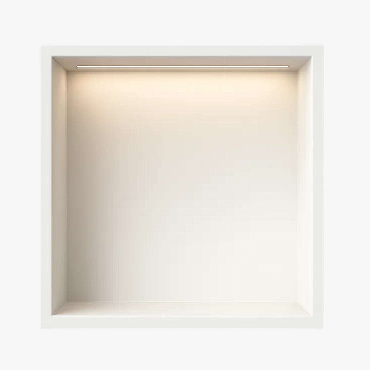 nichos branco quadrdado Nichos de Parede c/luz - Image 1